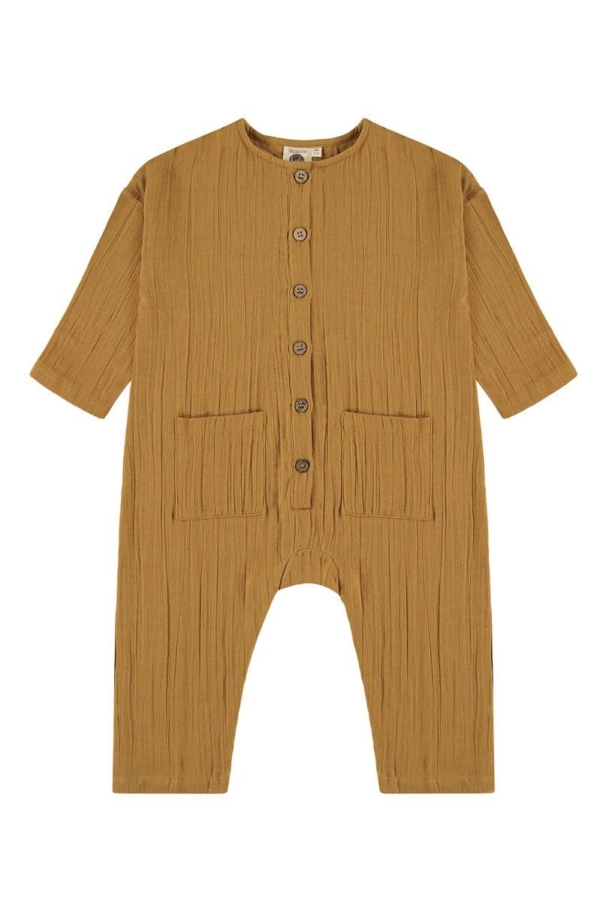 Surya unisex jumpsuit in mustard