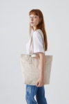 Raw Tote Bag Ecru