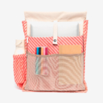 Handy Mini Backpack Stripes Ecru