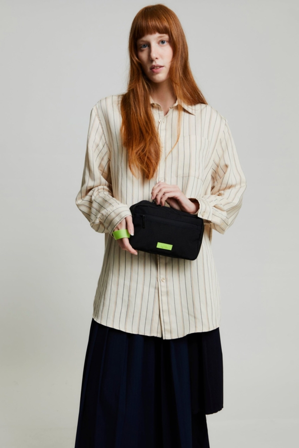 Kei Lithe Washbag Black Lime