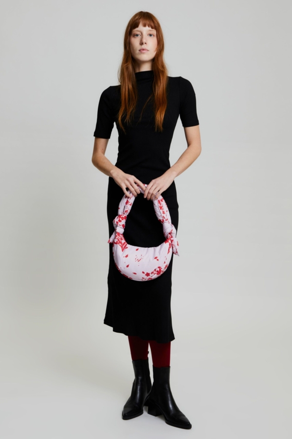 Biwa Micro Bag Floral Pink