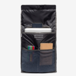 Lars Roll Backpack Black Lime