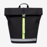 Lars Roll Backpack Black Lime