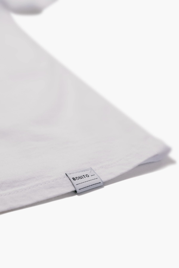 ABC - Camiseta algodón orgánico - Blanca espuma