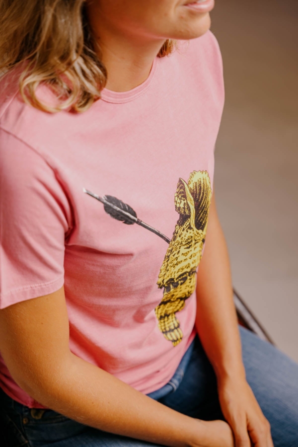 LOVE - Camiseta algodón orgánico - Rosa sandía