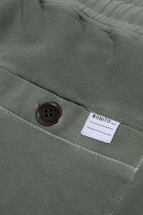 COMFY - Pantalón algodón orgánico - Verde wakame