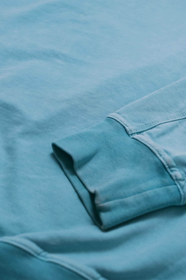 CREW - Sudadera algodón orgánico - Azul maui