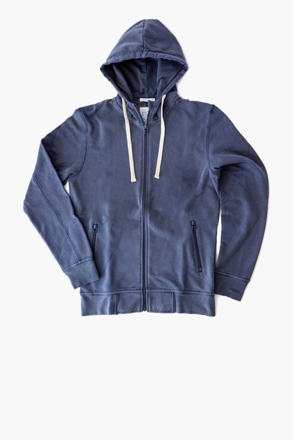 ZIP - Sudadera algodón orgánico - Azul sur