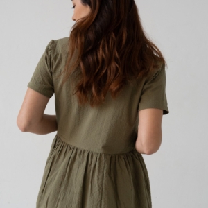 Benoit Green Wrap Dress