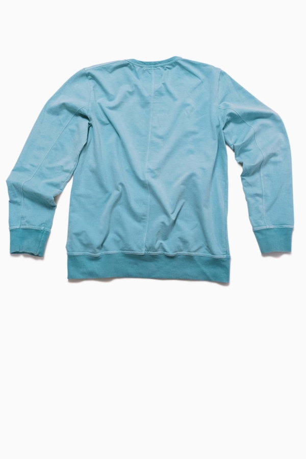 CREW - Sudadera algodón orgánico - Azul maui