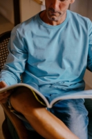 CREW - Sudadera algodón orgánico - Azul maui