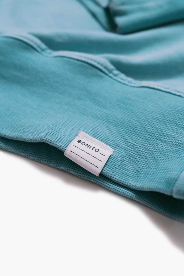 CREW - Sudadera algodón orgánico - Azul maui