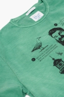 FELIX - Camiseta algodón orgánico - Verde poseidonia