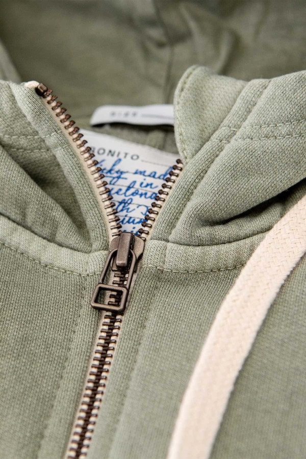 KANGAROO - sudadera slgodón orgánico - Verde arrecife