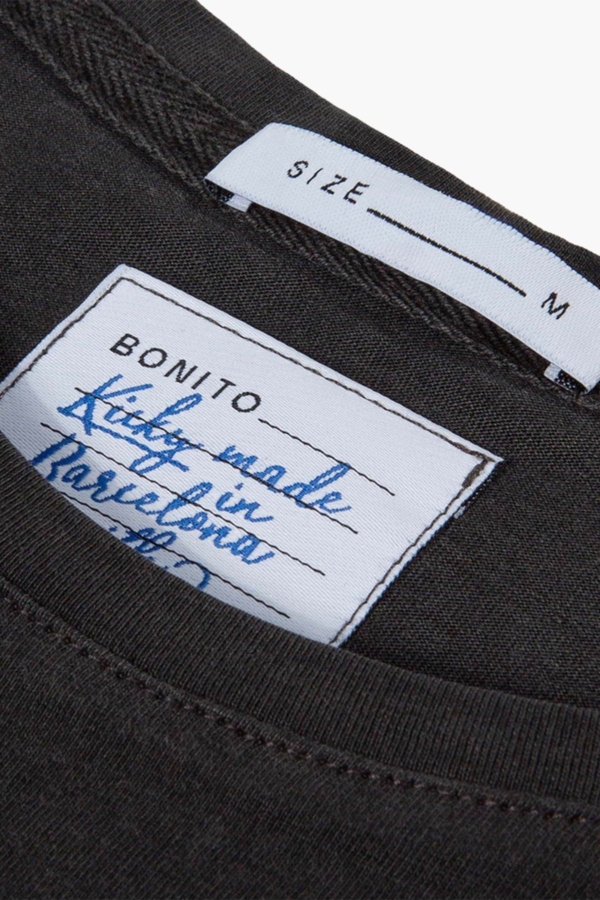 POEM - Camiseta algodón orgánico - Negro erizo