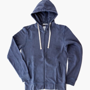 ZIP - Sudadera algodón orgánico - Azul sur
