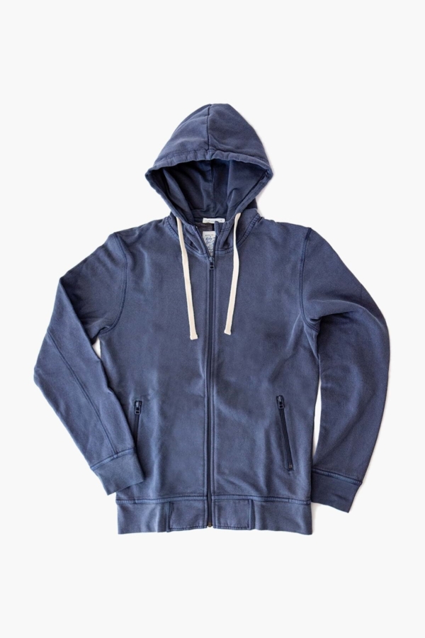 ZIP - Sudadera algodón orgánico - Azul sur