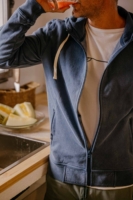 ZIP - Sudadera algodón orgánico - Azul sur