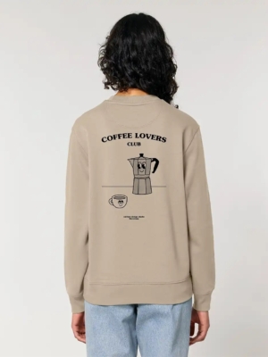 Coffee Lovers Club Organic Unisex Sweatshirt
