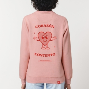 Corazón Contento Organic Unisex Sweatshirt