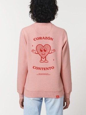 Corazón Contento Organic Unisex Sweatshirt