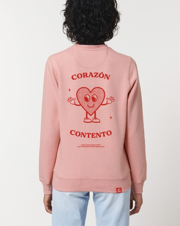 Corazón Contento Organic Unisex Sweatshirt