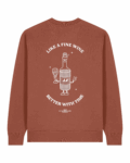 Fine Wine Organic Unisex Sweatshirt