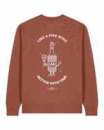 Fine Wine Organic Unisex Sweatshirt