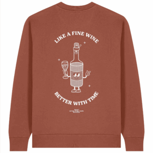 Fine Wine Organic Unisex Sweatshirt