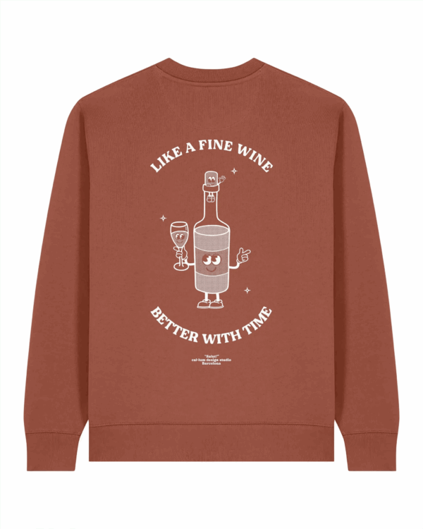 Fine Wine Organic Unisex Sweatshirt