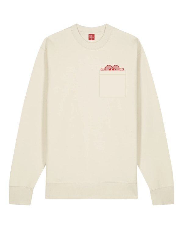 Heart In Your Pocket Organic Unisex Sweatshirt