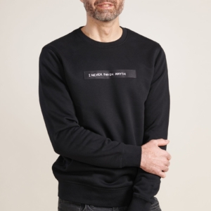 I NEVER FINISH ANYTH organic unisex sweatshirt