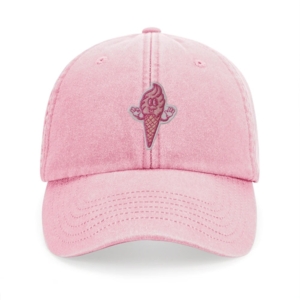 Ice Cream Vintage Pink Cap
