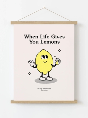 Make Lemonade Art Print