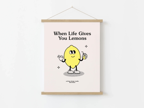 Make Lemonade Art Print