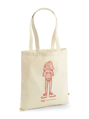 Tiny Flash Organic Tote Bag