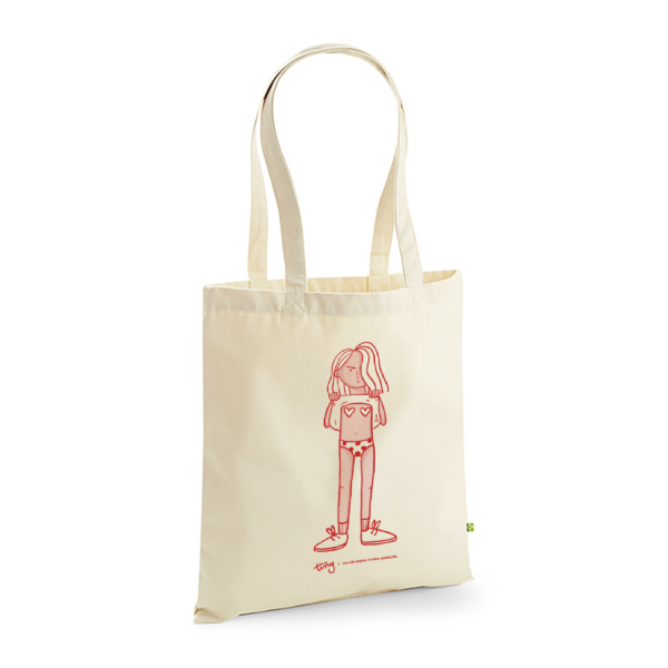 Tiny Flash Organic Tote Bag