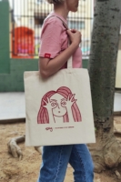 Tiny Peek Organic Tote Bag