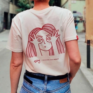 Tiny Peek Organic Unisex T-Shirt