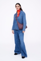 Bolso Bico Stripes Maroon