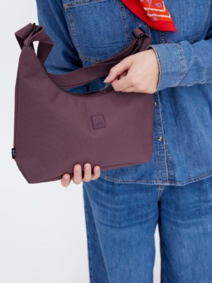 Bolso Bico Stripes Maroon