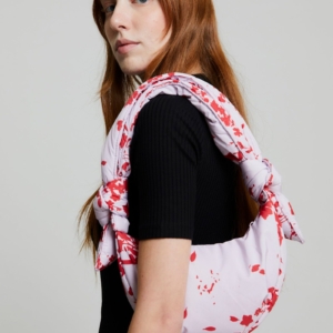 Bolso Biwa Micro Floral Pink