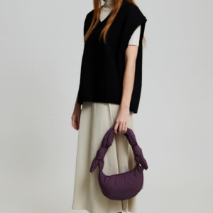 Bolso Biwa Micro Plum