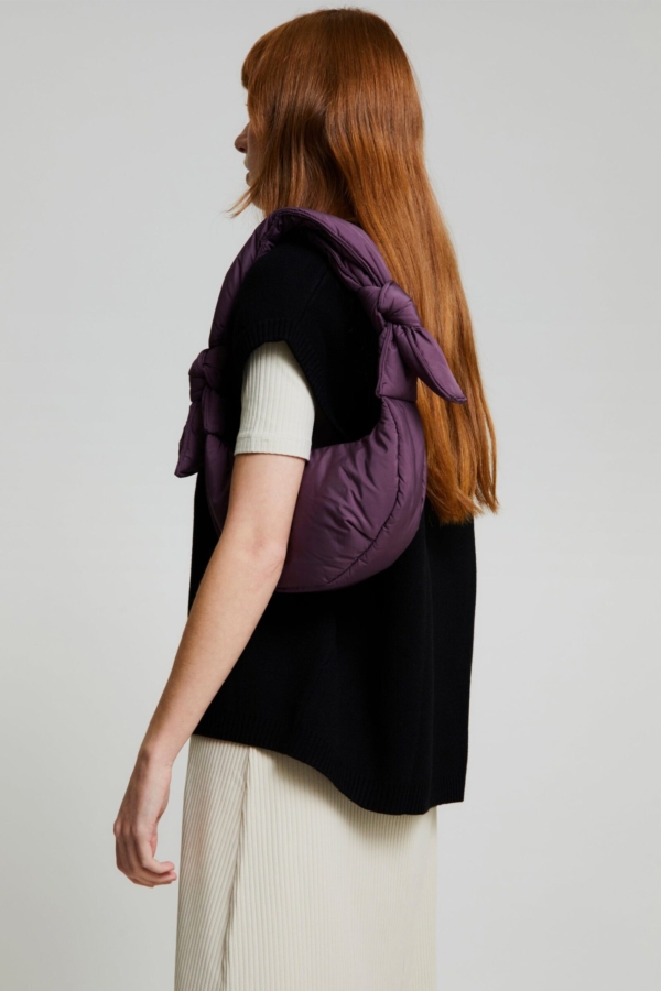 Bolso Biwa Micro Plum