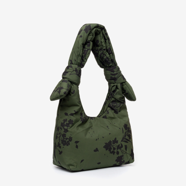 Bolsa Biwa Mini Floral Green