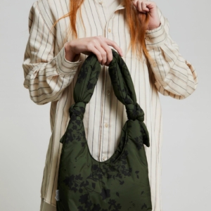 Bolsa Biwa Mini Floral Green