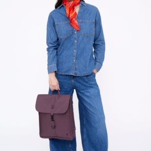 Mochila Handy Mini Stripes Maroon