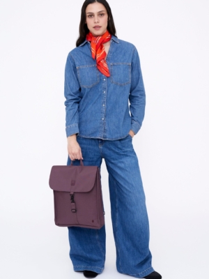 Mochila Handy Mini Stripes Maroon