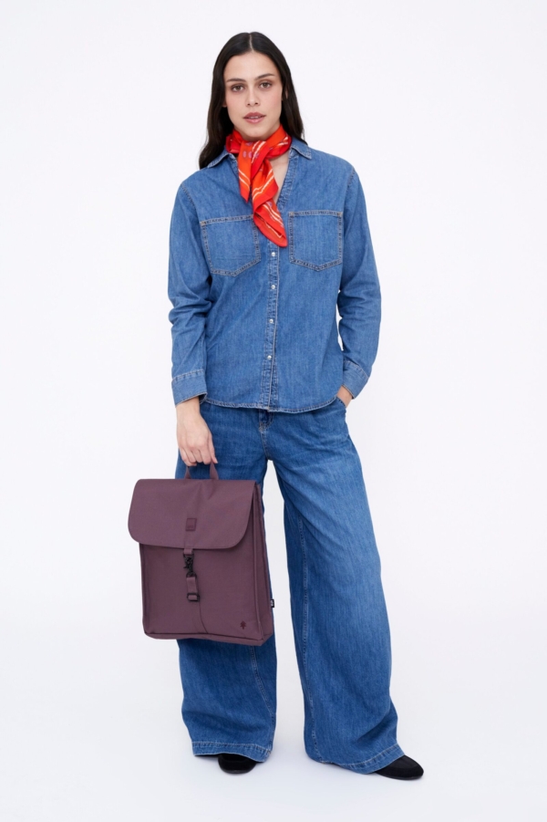 Mochila Handy Mini Stripes Maroon