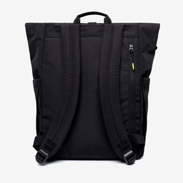 Mochila Lars Roll Black Lime Vandra